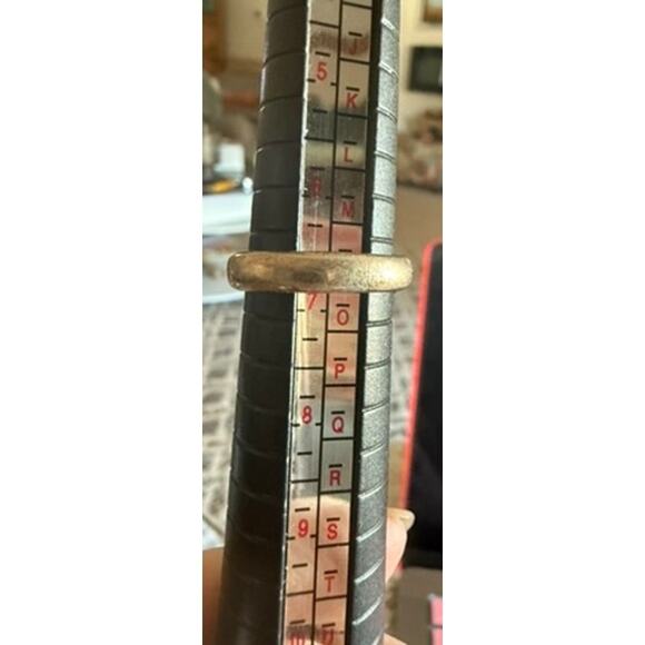 Authentic Coach Logo Sterling Silver Ring Sz 6.5 - Picture 3 of 4